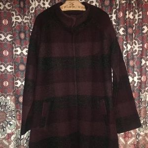 Sweater jacket mid length.